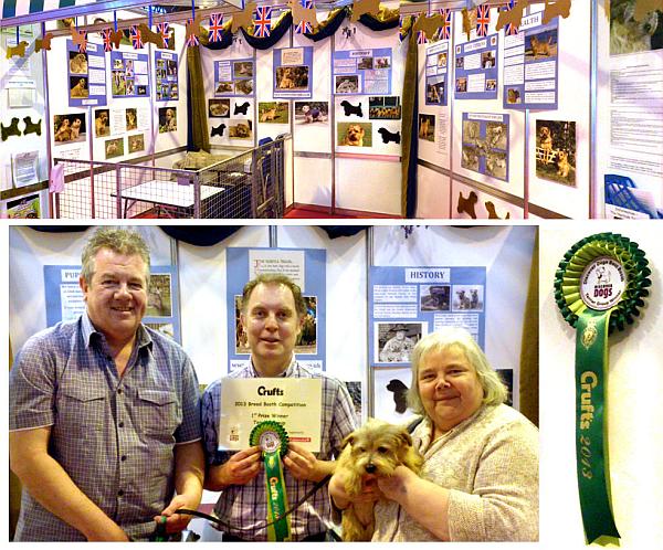 DISCOVER DOGS at CRUFTS 2013 NORFOLK BOOTH WINS BEST TERRIER BOOTH.
