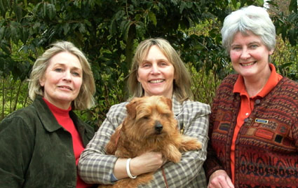 And finally ‘The Three Crufts Graces’! Elisabeth Matell Coco’s breeder,  Rita Mitchell owner of Coco’s father ‘Claret’ (he’s in her arms) and Cherry Howard breeder of Coco’s mother, Hatchwoods Madrigal.