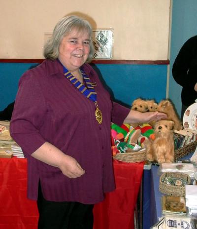 Mrs Dorothy Dorkins, the new President of the Norfolk Terrier Club of GB.
